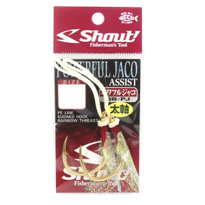 Крючки Assist Shout Jaco Hook 08-PJ 5/0 Rainbow Thread